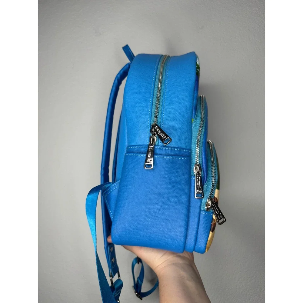 Loungefly Pokemon Squirtle Wartortle Blastoise Evolution Mini‎ Backpack Blue